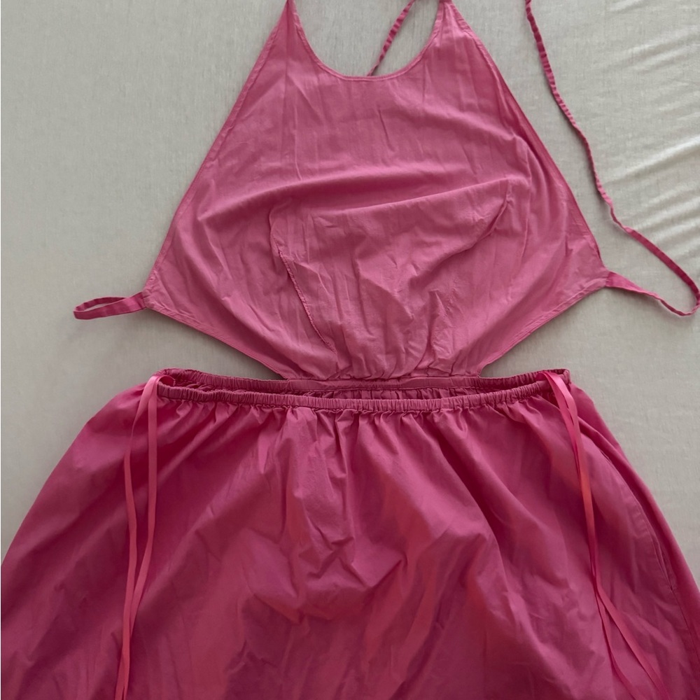 STAUD Apfel Maxi Elastic Waist Dress Size Large - Picture 8 of 11